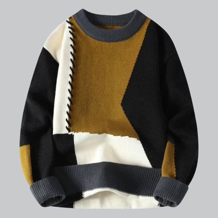 Chic Designer Knit Sweater