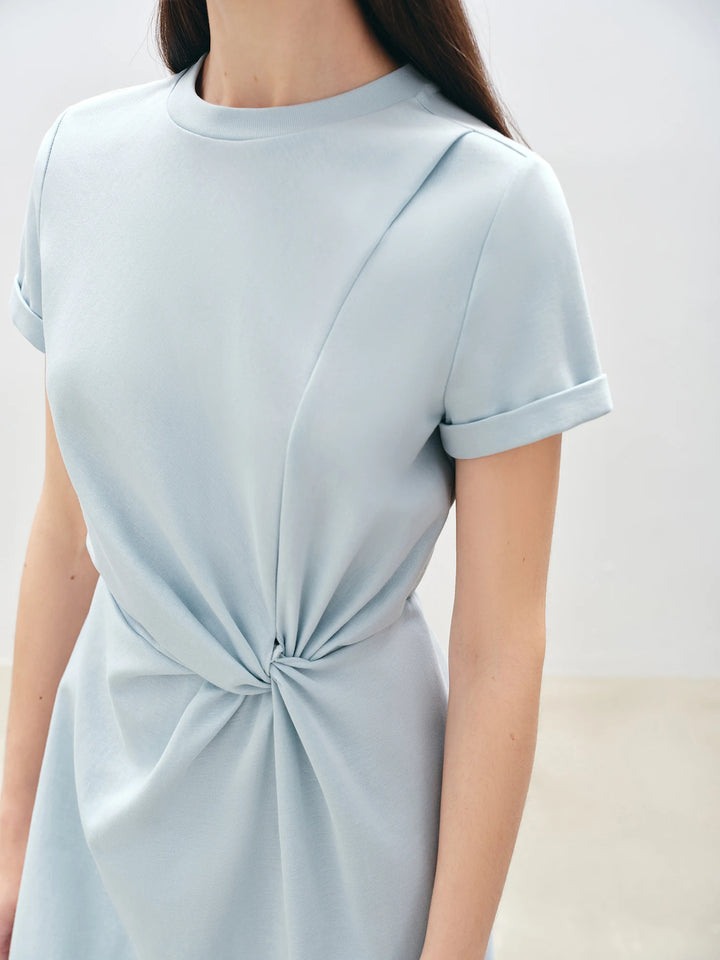 Chic Knotted Midi Dress
