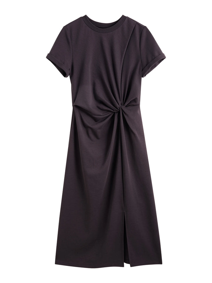 Chic Knotted Midi Dress