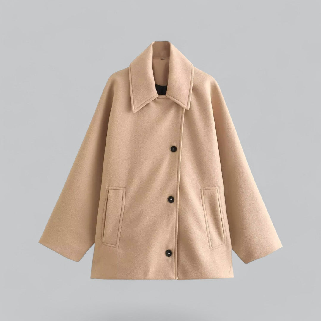 Chic Oversized Short Trench Coat
