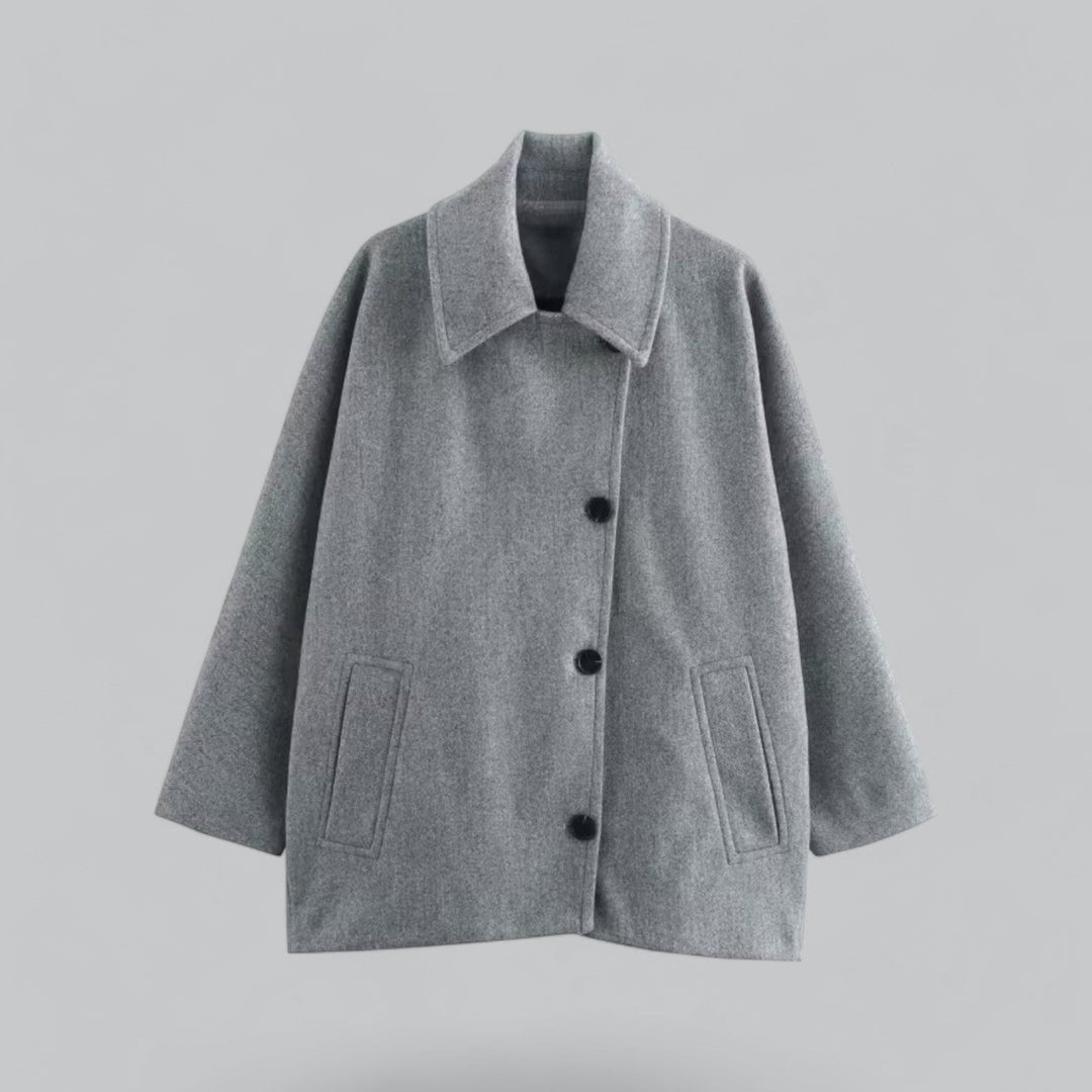 Chic Oversized Short Trench Coat