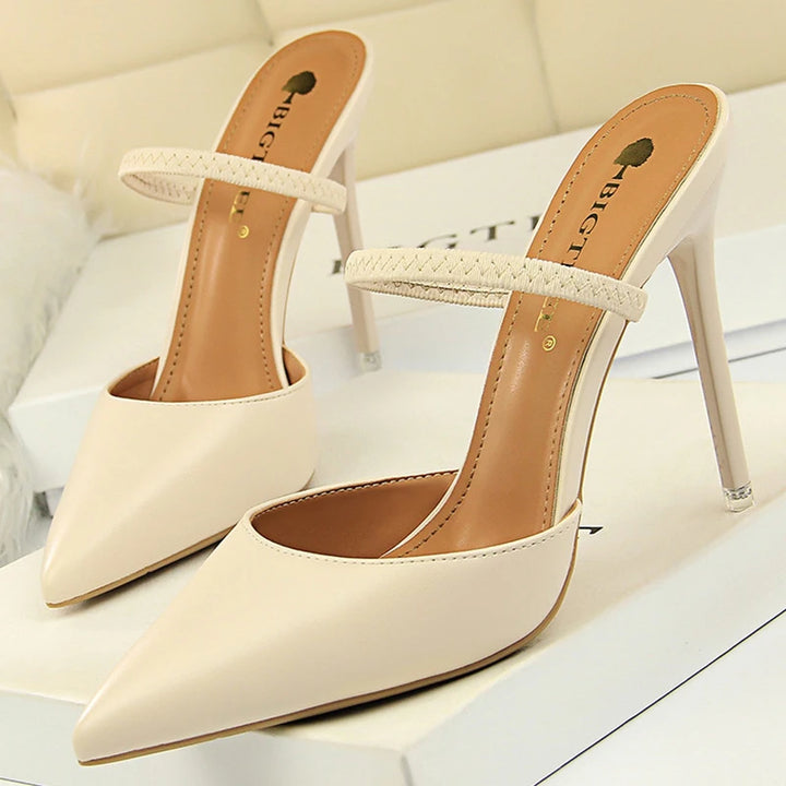Chic Pointed-Toe Stiletto Heels Slip-On