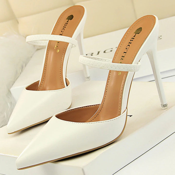 Chic Pointed-Toe Stiletto Heels Slip-On