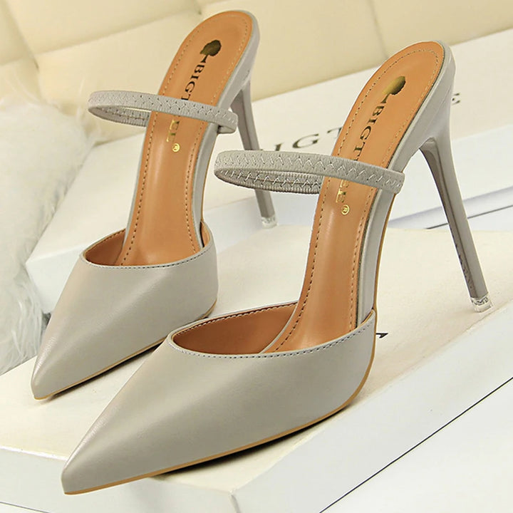 Chic Pointed-Toe Stiletto Heels Slip-On