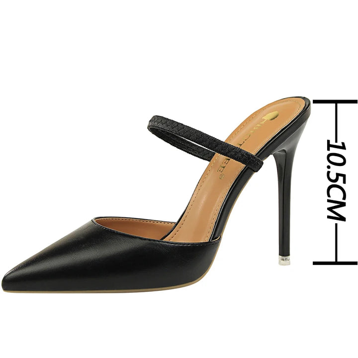 Chic Pointed-Toe Stiletto Heels Slip-On