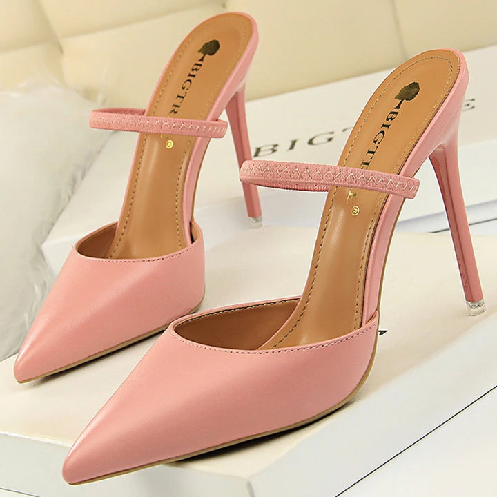 Chic Pointed-Toe Stiletto Heels Slip-On