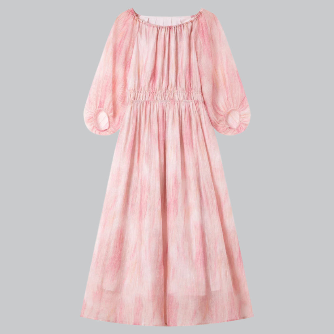 Chic Printed Summer Vacation Dress