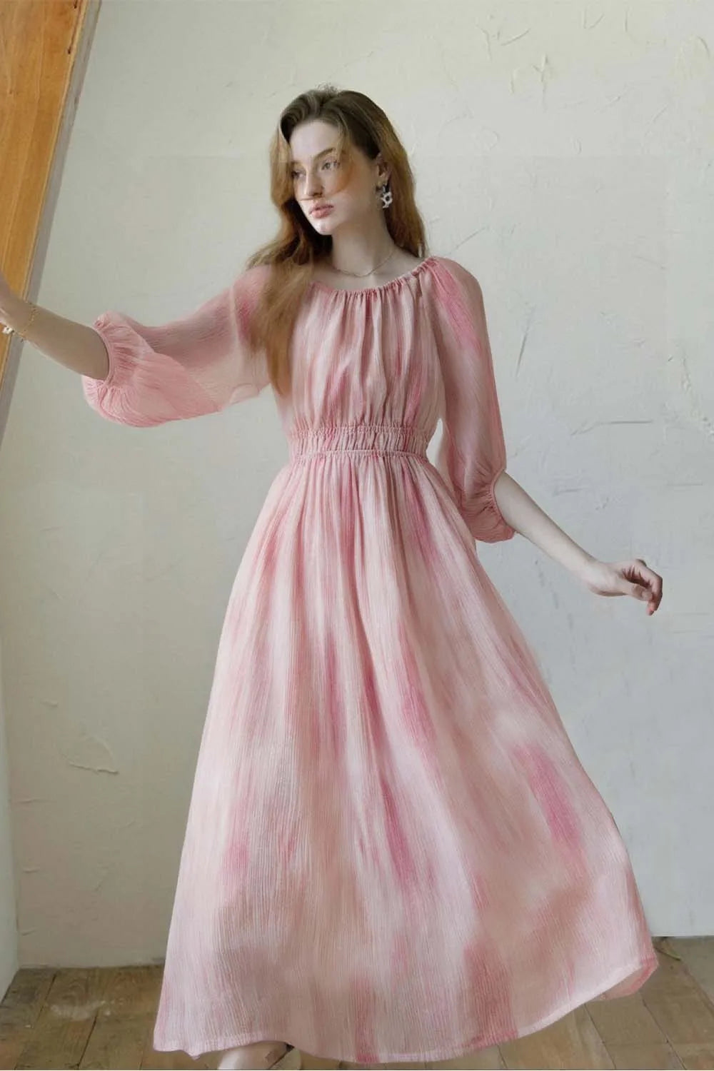 Chic Printed Summer Vacation Dress