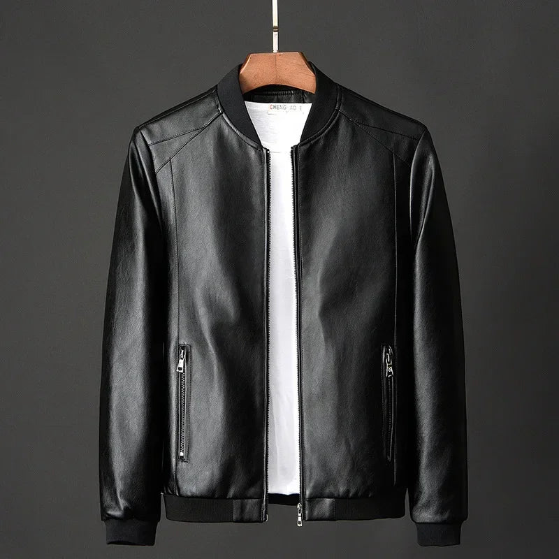 Classic Biker Leather Jacket