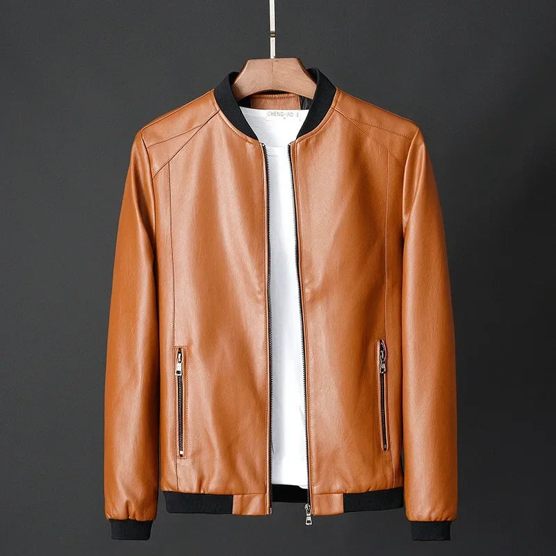 Classic Biker Leather Jacket