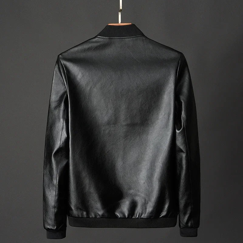 Classic Biker Leather Jacket