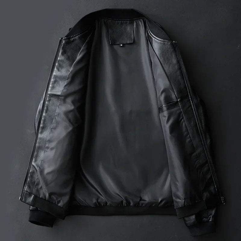 Classic Biker Leather Jacket