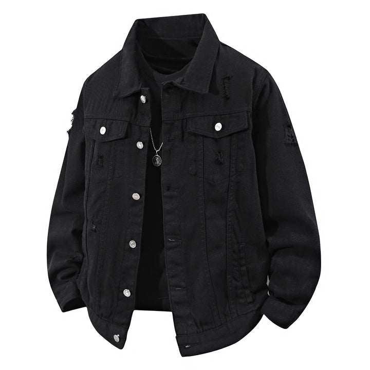 Classic Black Denim Jacket