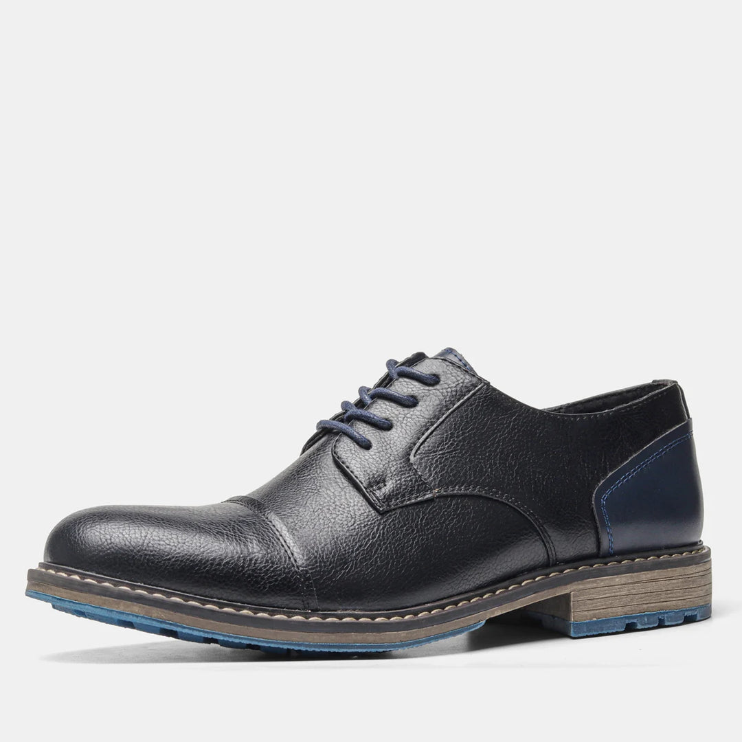 Classic Brown Leather Oxford Shoes