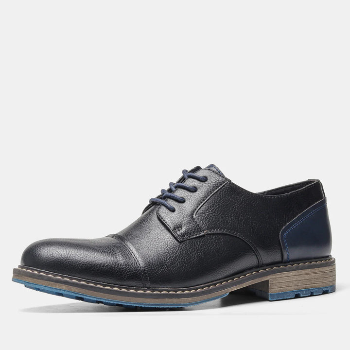 Classic Brown Leather Oxford Shoes
