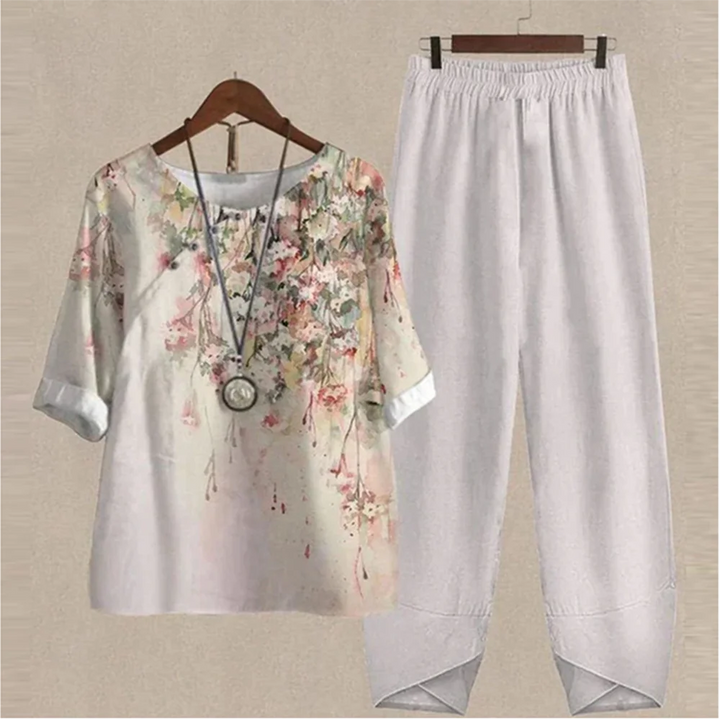 Colourful Loose Fit Two Piece Set