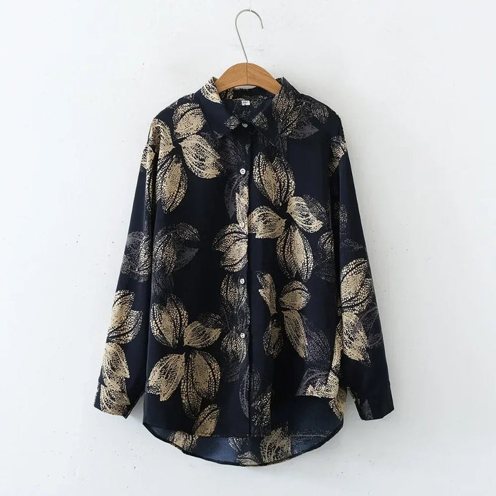 Colourful Vintage Lightweight Printed Blouse