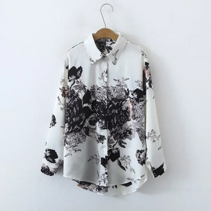 Colourful Vintage Lightweight Printed Blouse