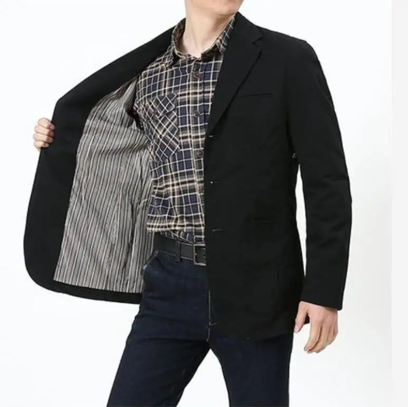 Cotton Casual Oversized Blazer Jacket