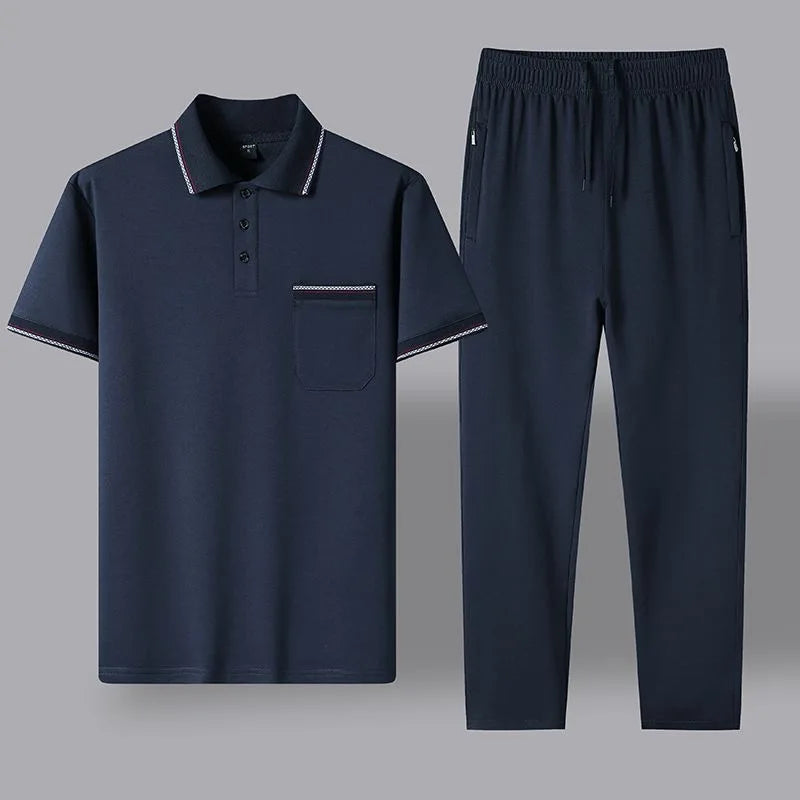 Cotton Polo Lounge Set