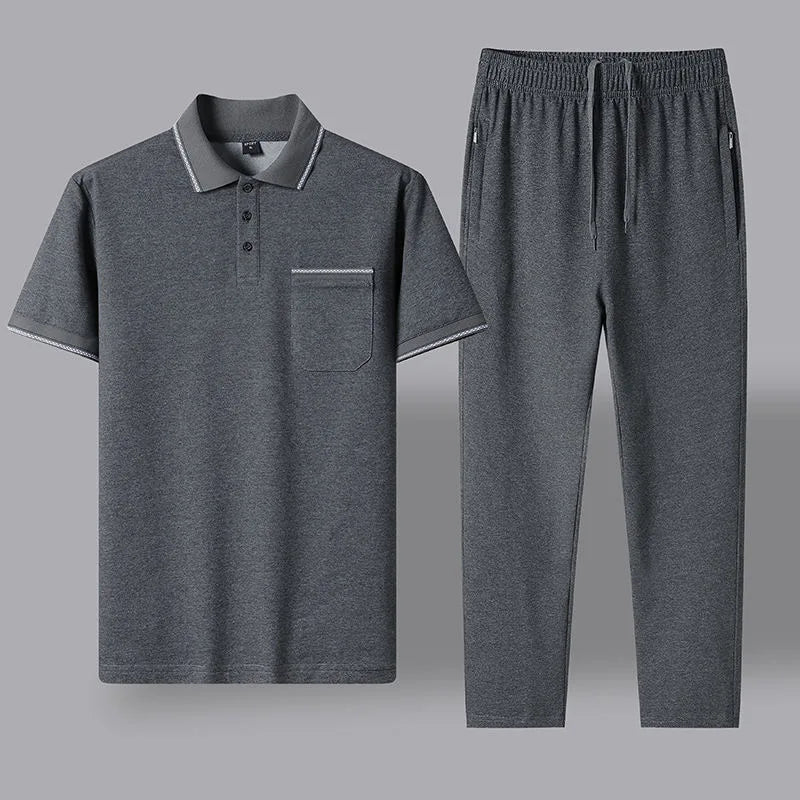 Cotton Polo Lounge Set