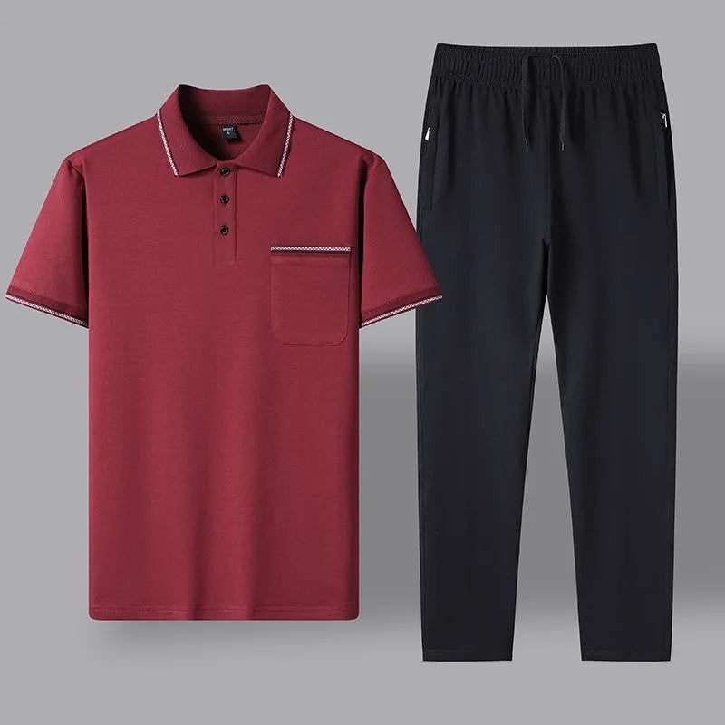 Cotton Polo Lounge Set