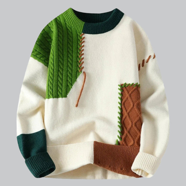 Chic Designer Knit Sweater
