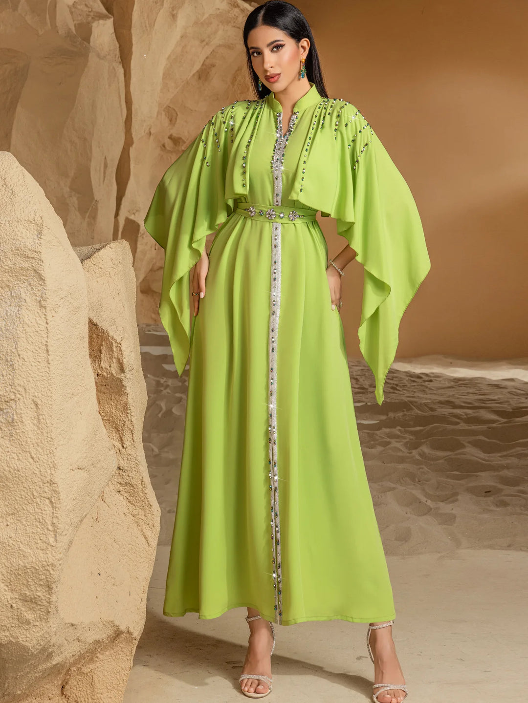 Dubai-Inspired Modest Abaya Dress