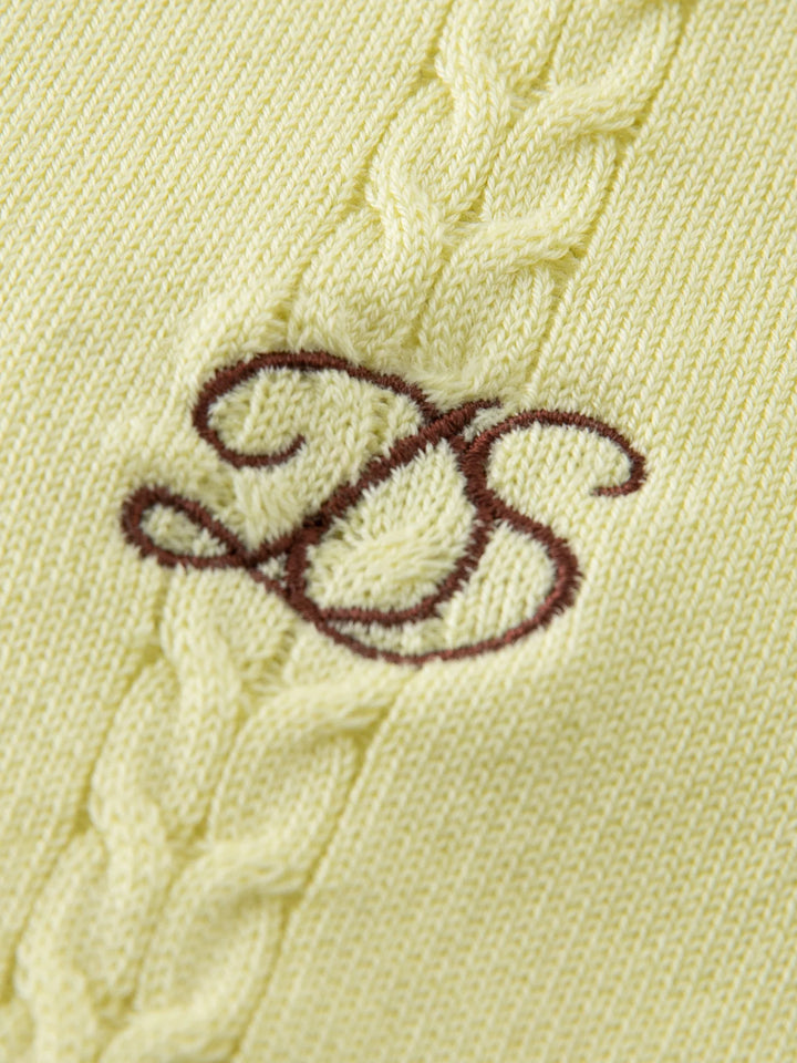 Eco Knit Polo Top with Contrast Collar