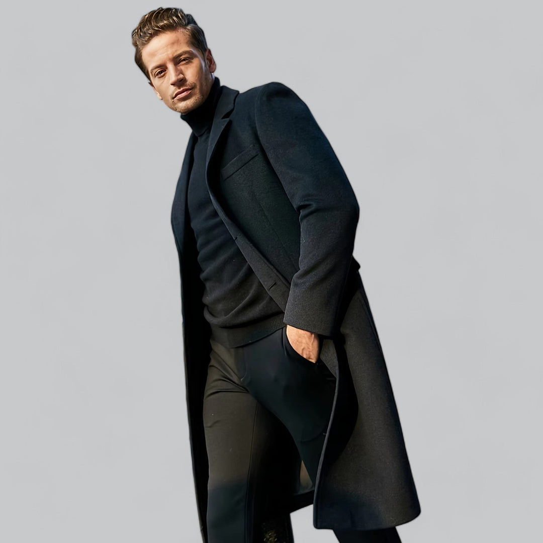 Elegant Long Wool Winter Coat