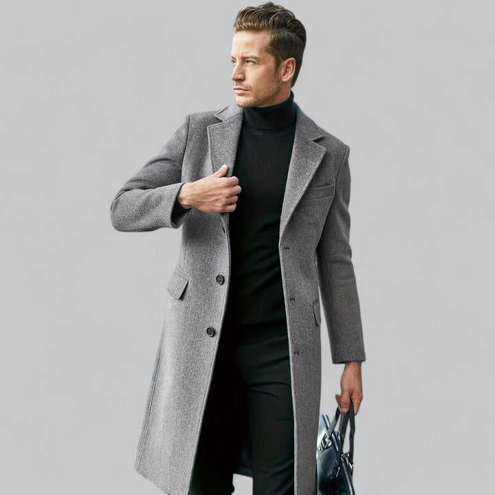 Elegant Long Wool Winter Coat