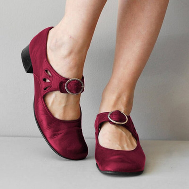 Elegant Spring Low Heel Pumps