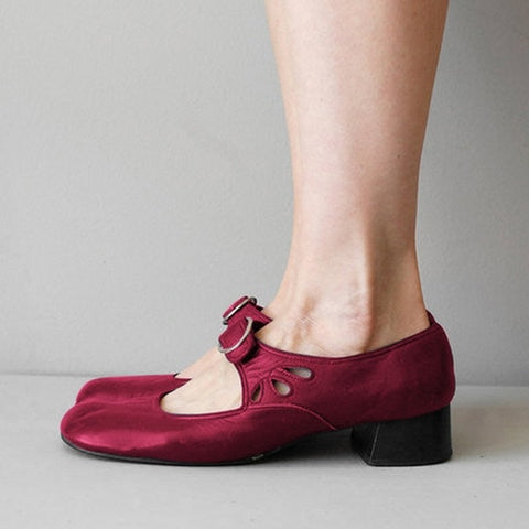 Elegant Spring Low Heel Pumps
