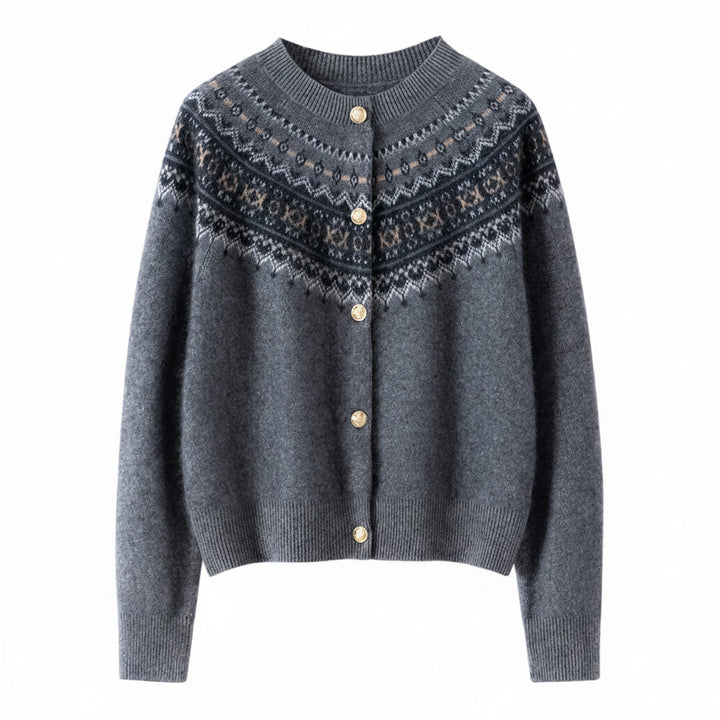 Fair Isle Cashmere Cardigan