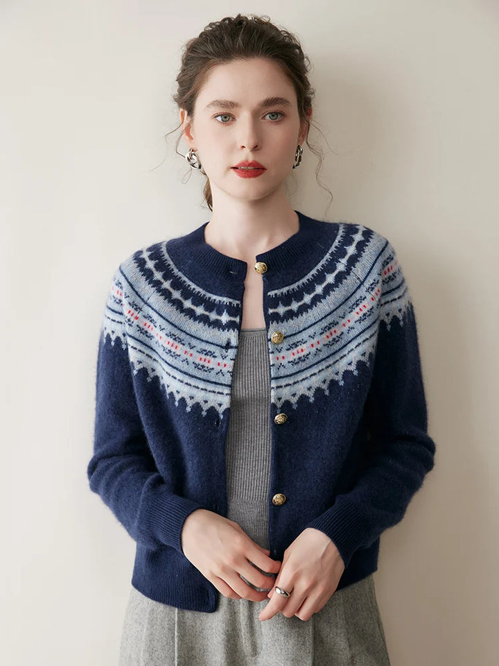 Fair Isle Cashmere Cardigan