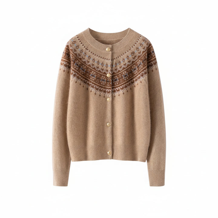 Fair Isle Cashmere Cardigan
