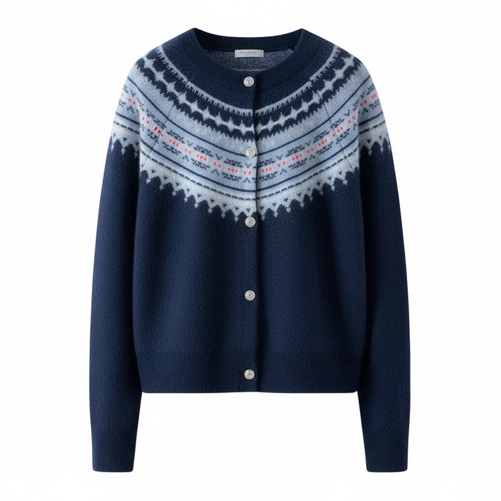 Fair Isle Cashmere Cardigan