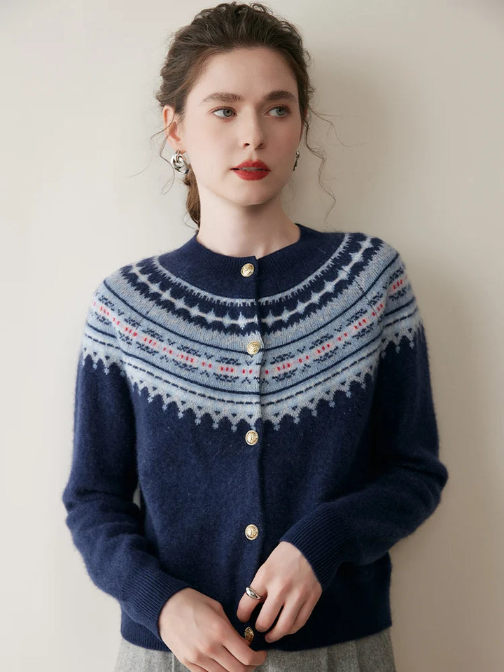Fair Isle Cashmere Cardigan