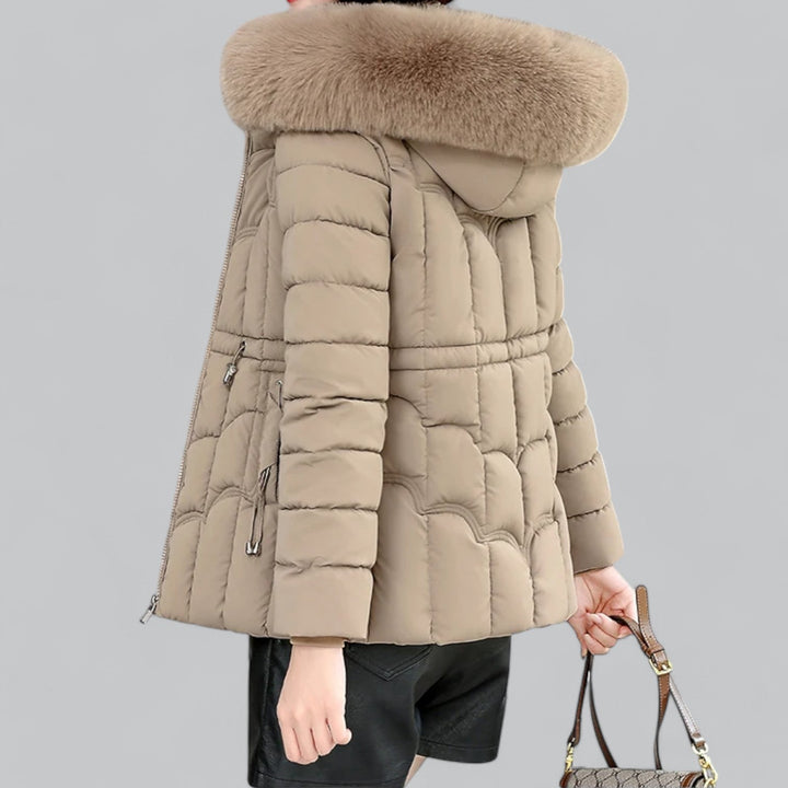 Faux Fur Trim Parka Puffer Down Coat