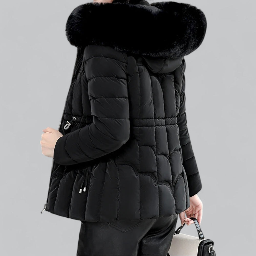 Faux Fur Trim Parka Puffer Down Coat