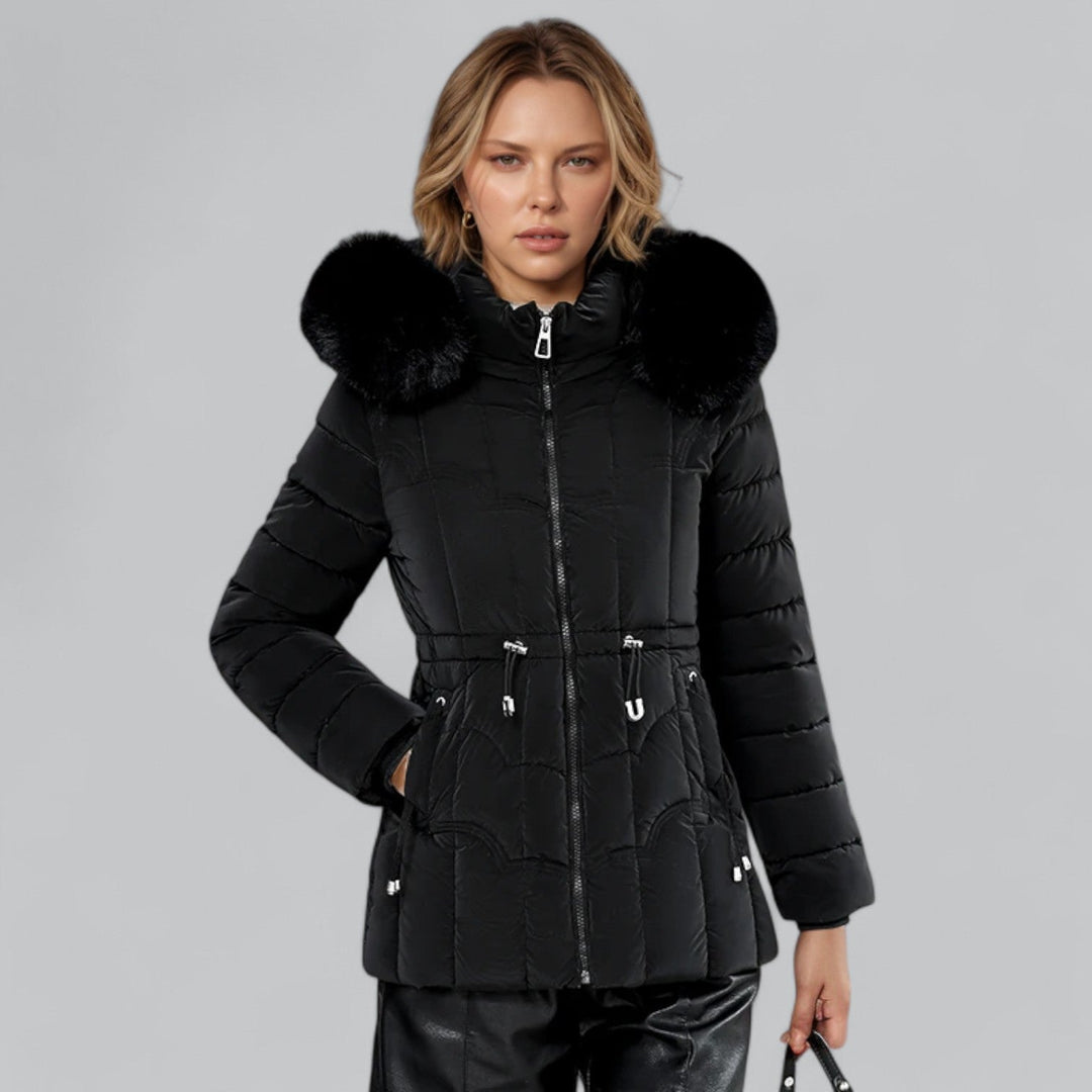 Faux Fur Trim Parka Puffer Down Coat