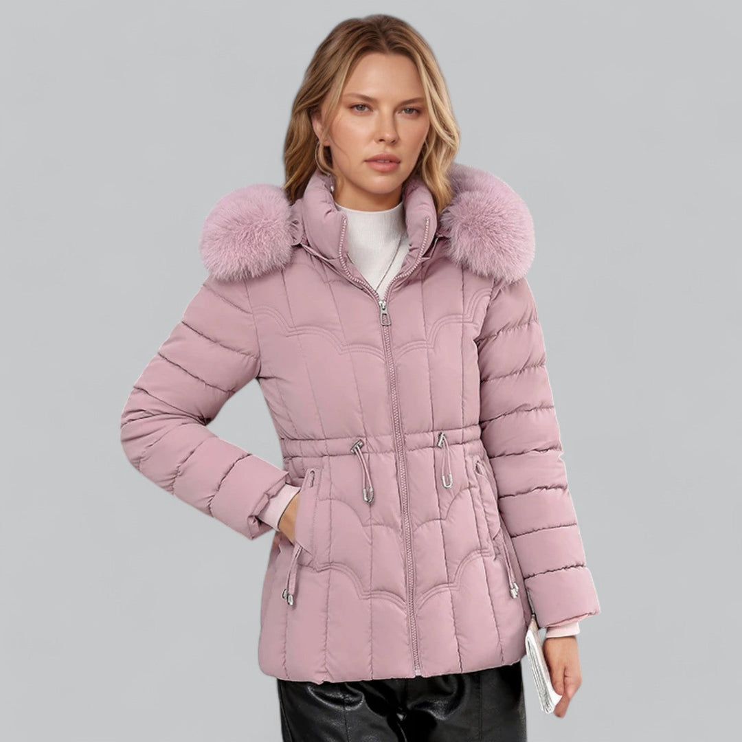 Faux Fur Trim Parka Puffer Down Coat