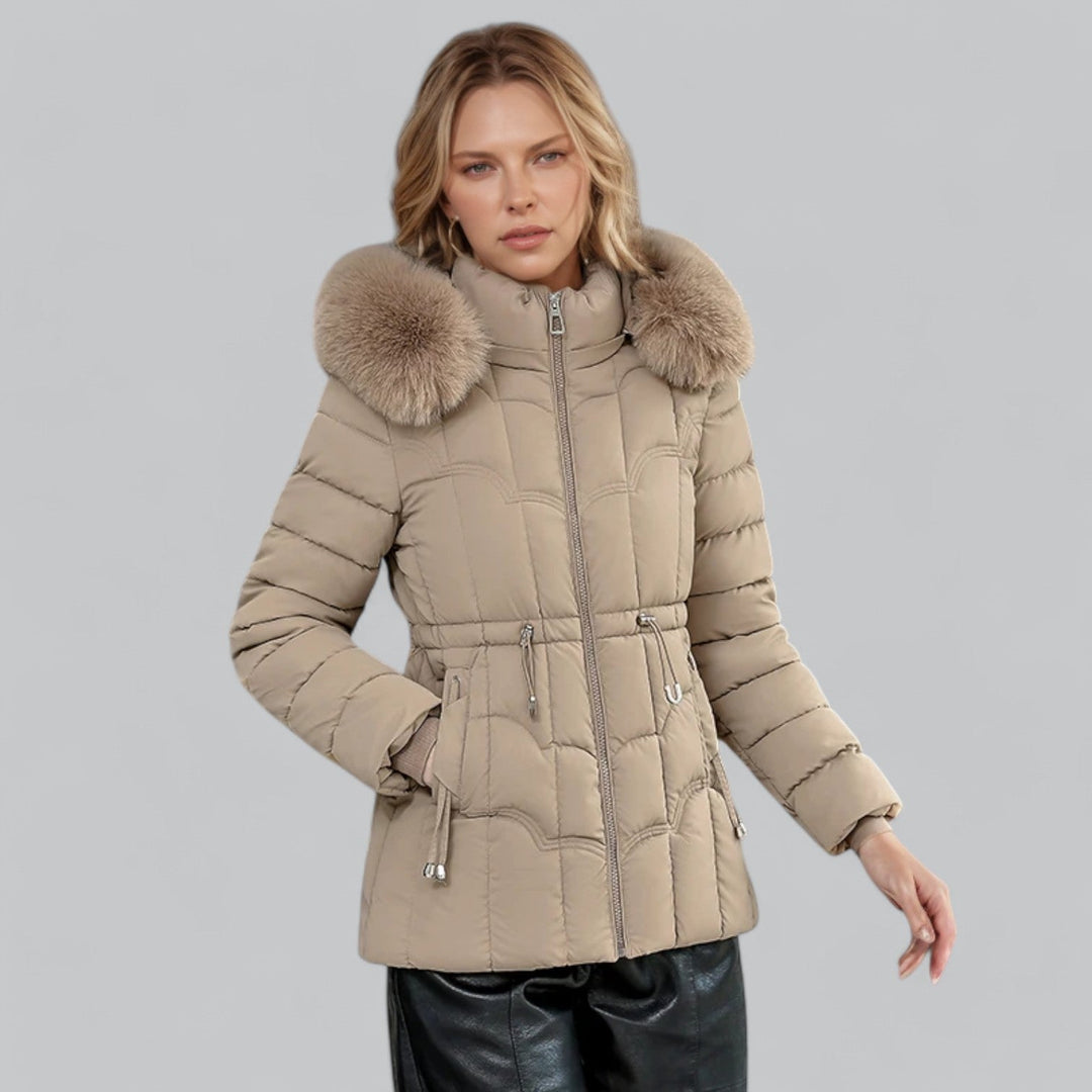 Faux Fur Trim Parka Puffer Down Coat