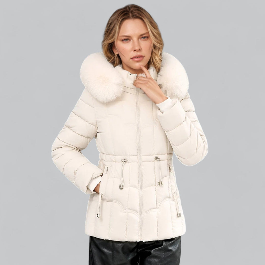 Faux Fur Trim Parka Puffer Down Coat