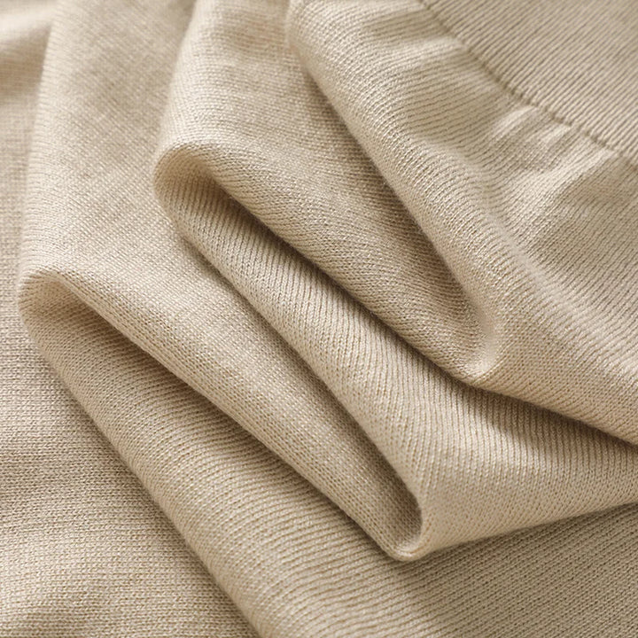 Fine Spun Wool Polo Collar Shirt