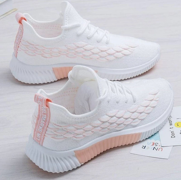 Flexible Vulcanised Mesh Running Shoe
