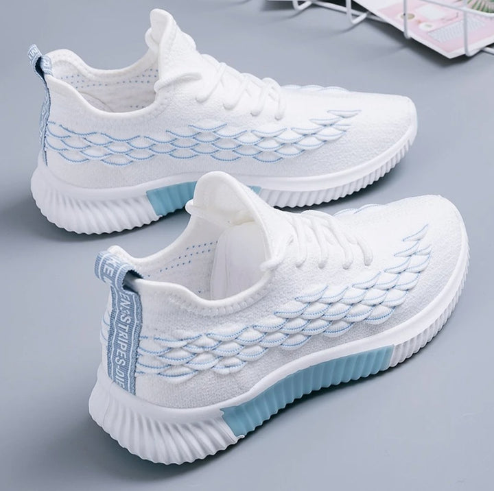 Flexible Vulcanised Mesh Running Shoe