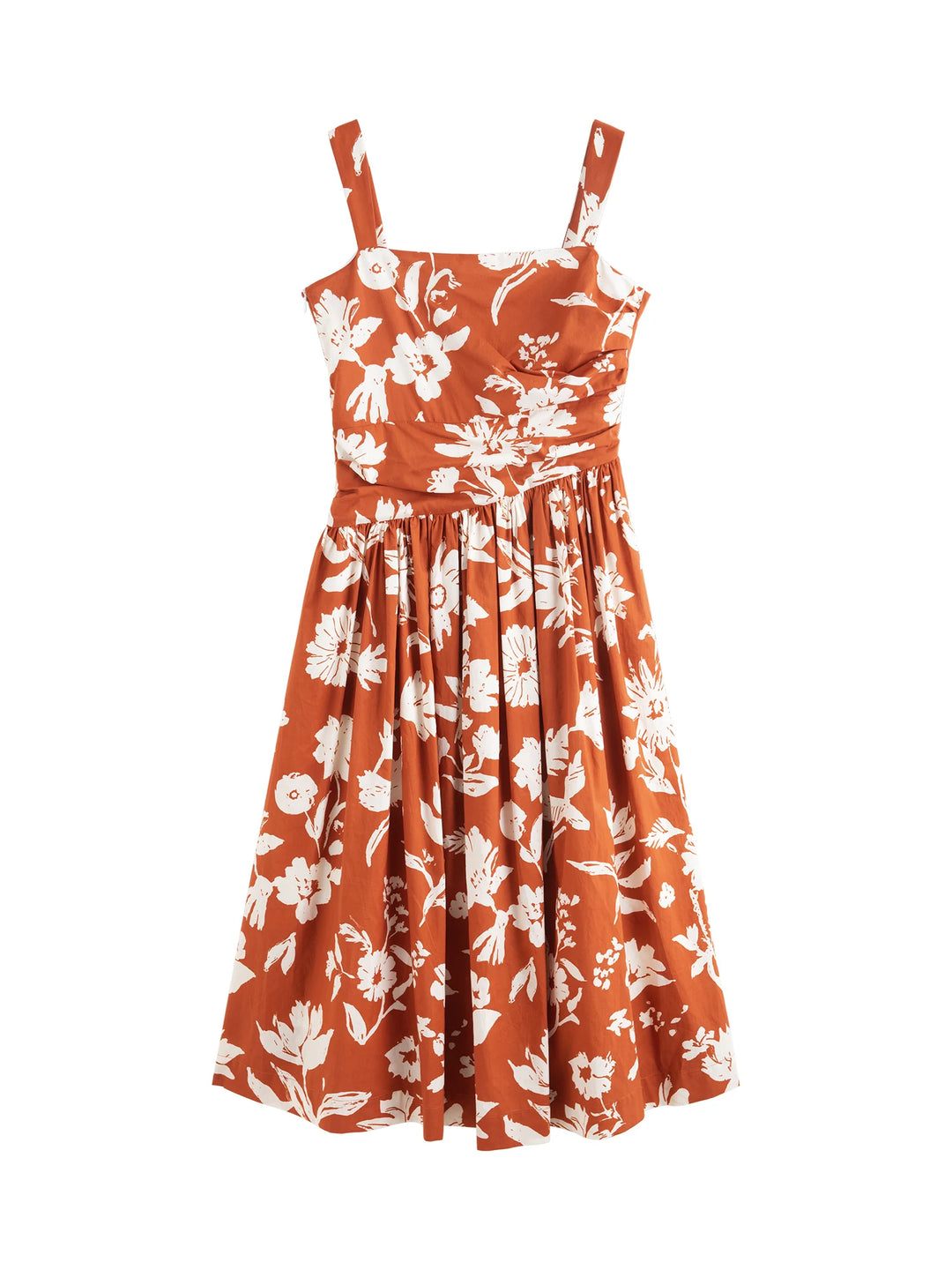 Floral Print Sundress Midi