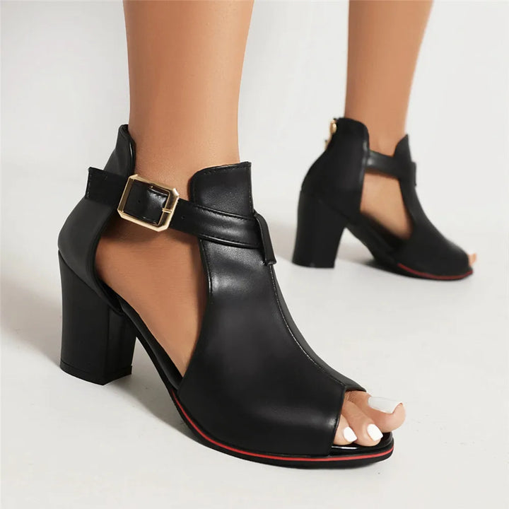 Fun Summer Chunky Heel Sandals