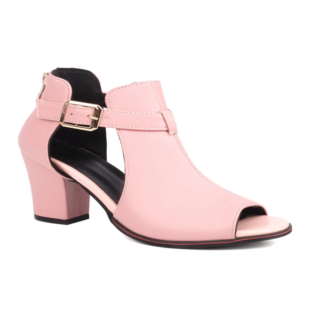 Fun Summer Chunky Heel Sandals